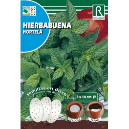 Semilla en disco hierbabuena