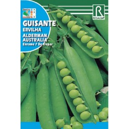 Semillas Leguminosas Guisantes Alderman Australia, enrame, vaina grande