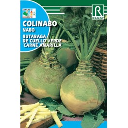 Semilla colinabo, rutabaga, cuello verde "carne amarilla"