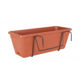 Jardinera con soporte para balcón Venezia (50 cm)