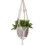 Macramé 3 macetas blanco (para maceta 10 cm Ø)