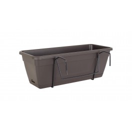 Jardinera con soporte para balcón Venezia (50 cm)