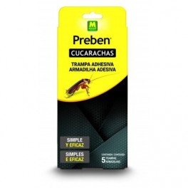 Trampa adhesiva contra cucarachas (Preben)